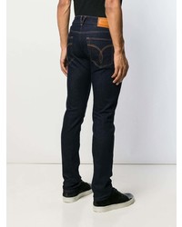 Versace Slim Fit Contrast Stitch Jeans