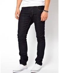 Solid Skinny Jeans Raw