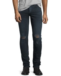 rag & bone Standard Issue Fit 1 Slim Skinny Jeans Dark Blue