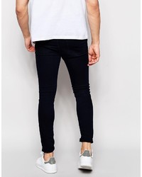 Pull&Bear Super Skinny Jeans In Indigo
