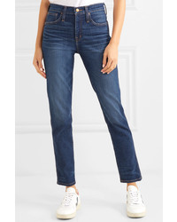 Madewell The Slim Distressed High Rise Jeans