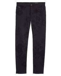 Dolce & Gabbana Tonal Jacquard Skinny Jeans In Combined Colour At Nordstrom