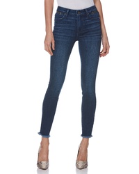 Paige Transcend Vintage Hoxton Zip Pocket High Waist Ankle Skinny Jeans