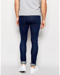 ONLY & SONS Vintage Wash Jeans With Rips In Skinny Fit