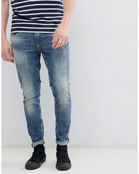 ONLY & SONS Washed Skinny Fit Jeans Denim