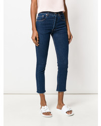 Forte Dei Marmi Couture Zip Detail Cropped Jeans