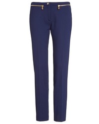 Versace Collection Zip Detail Skinny Cady Ankle Pants