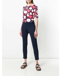 Le Tricot Perugia Cropped Slim Fit Trousers