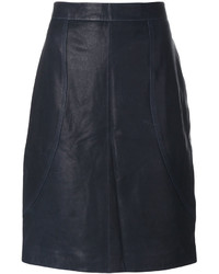 Closed Fitted Biker Skirt