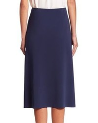 Akris Punto Laser Cut Midi Skirt