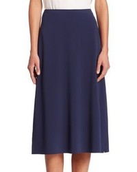 Akris Punto Laser Cut Midi Skirt