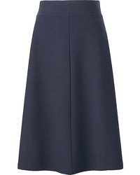 Uniqlo Milano Ribbed Cut Sewn Skirt