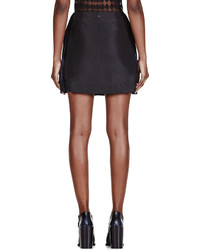 Maiyet Navy Stiff Pleat Short Skirt