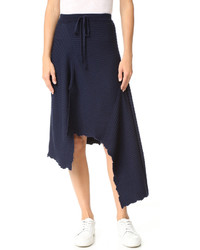 MARQUES ALMEIDA Panelled Asymmetrical Midi Skirt
