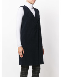 Harris Wharf London Buttoned Sleeveless Coat