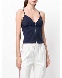 Area Front Zipped Top