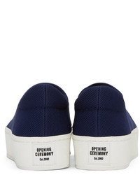 Opening Ceremony Navy Cici Slip On Sneakers
