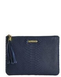 GiGi New York All In One Python Embossed Leather Clutch