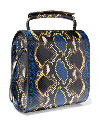MARQUES ALMEIDA Snake Effect Leather Shoulder Bag