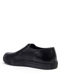 Jared Lang Embossed Monk Strap Sneaker