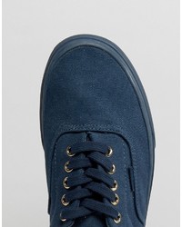 Vans Era Canvas Mono Sneakers In Blue V003z5hdh