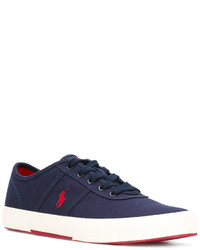 Polo Ralph Lauren Logo Embroidery Lace Up Sneakers