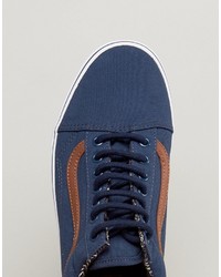 Vans Old Skool Sneakers In Blue Va38g1mve