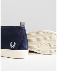 Fred Perry Shields Mid Wax Cotton Mid Sneakers