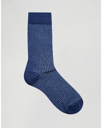 Asos Brand Smart Socks With Rib 3 Pack