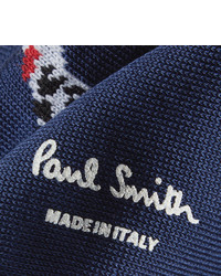 Paul Smith Dalmatian Patterned Mercerised Cotton Blend Socks