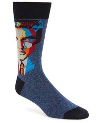 Bugatchi Elvis Presley Crew Socks