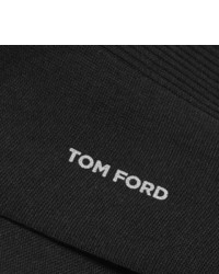Tom Ford Embroidered Ribbed Cotton Socks