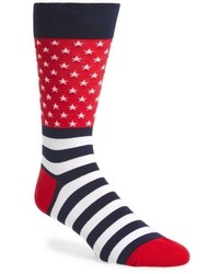 Hot Sox Flag Socks