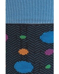 Bugatchi Herringbone Dot Socks