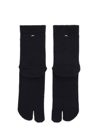 Maison Margiela Navy Gauge 12 Jersey Socks
