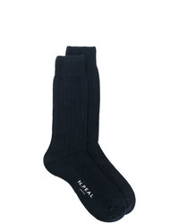 N.Peal Plain Short Socks