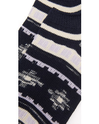 Madewell Rustic Pattern Anklet Socks