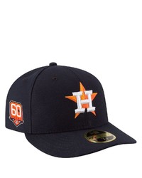 New Era Navy Houston Astros Home 60th Anniversary Authentic Collection On Field Low Profile 59fifty Fitted Hat At Nordstrom