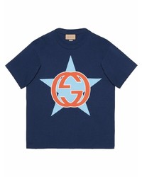 Gucci Interlocking G Star Print T Shirt