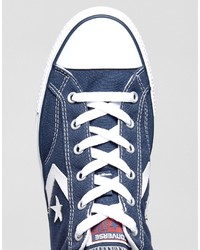 Converse Star Player Sneakers In Blue 144150c