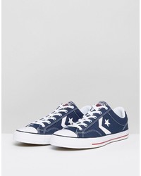 Converse Star Player Sneakers In Blue 144150c