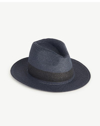 Ann Taylor Striped Panama Hat
