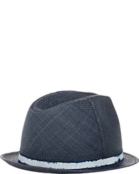 Barbisio Cappuccino Panama Hat Blue