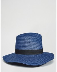 Asos Collection Straw Fedora Hat