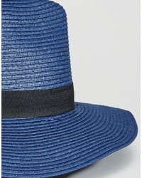 Asos Collection Straw Fedora Hat