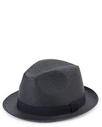 Saks Fifth Avenue Woven Paper Straw Fedora
