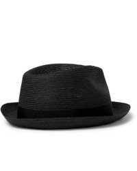 Borsalino Traveller Grosgrain Trimmed Hemp Panama Hat