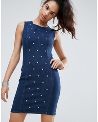 Love Moschino Studded Sleeveless Dress