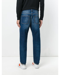 Saint Laurent Star Studded Straight Jeans
