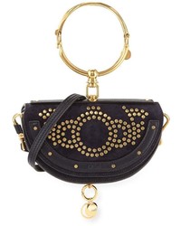Chloé Chloe Nile Small Studded Bracelet Minaudiere Bag